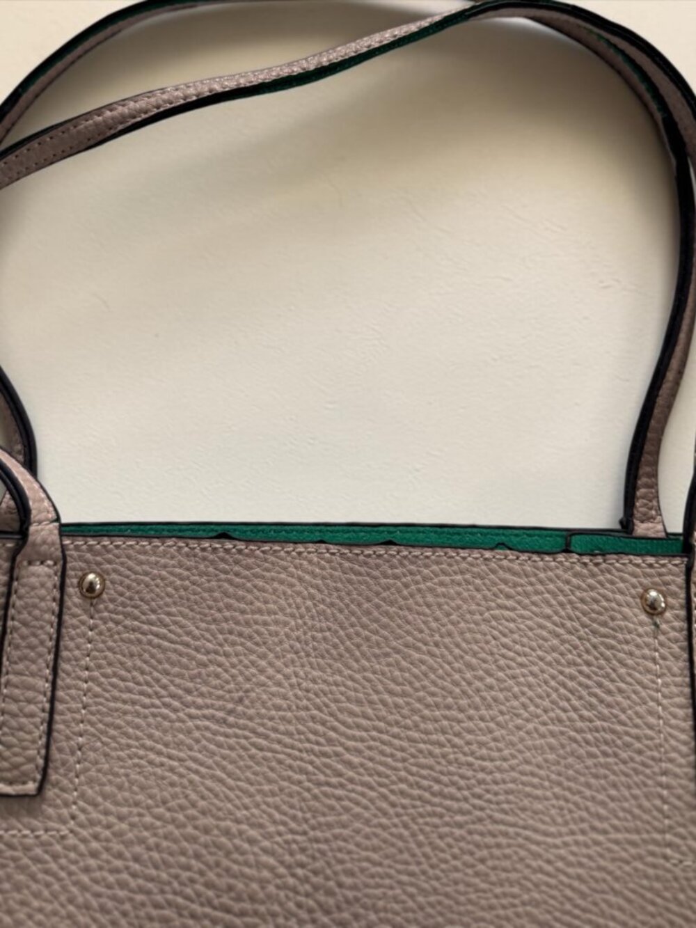 ALDO Beige Faux Leather Tote Bag - Picture 6 of 6